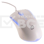 Мышь проводная Oklick 245M белый, 1000 dpi, USB, кнопки - 3, фото4