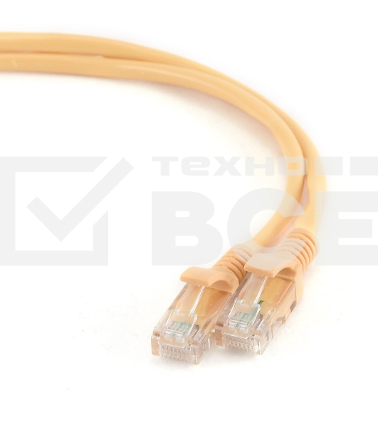 Патч-корд FTP Cablexpert кат.5e, 0.5м, литой, многожильный (оранжевый)