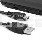 Кабель Greenconnect Кабель интерфейсный USB 2.0 1.8m Premium AM/mini 5P, 28/28 AWG двойное экранирование, антифриз, черный, фото2