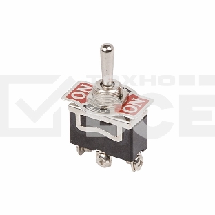 Тумблер 250V 15А (3c) ON-OFF-(ON) однополюсной  Rexant