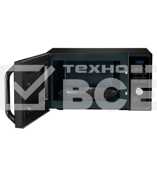 Микроволновая печь Samsung MG23K3515AK черный 23л 800Вт  поворотный механизм, кнопки