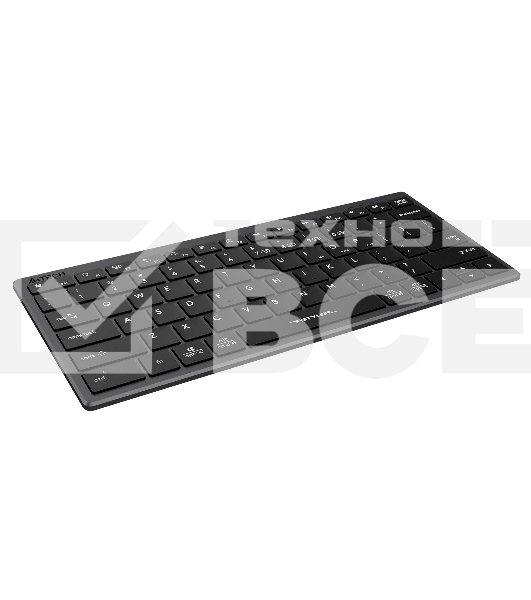 Клавиатура беспроводная A4Tech Fstyler FBX51C серый USB BT/Radio slim Multimedia