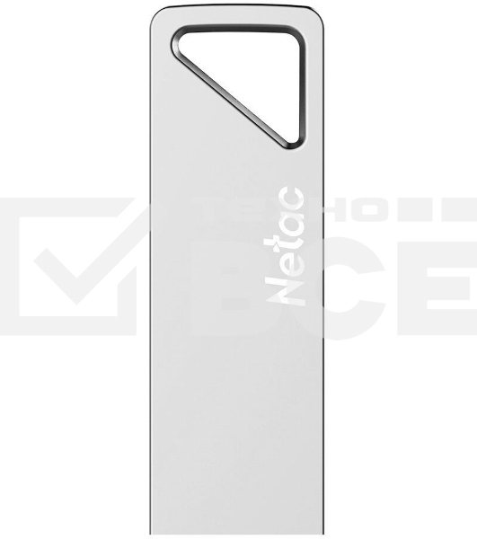 Флеш диск Netac U326 NT03U326N-008G-20PN 8Gb, USB2.0, металлическая плоская