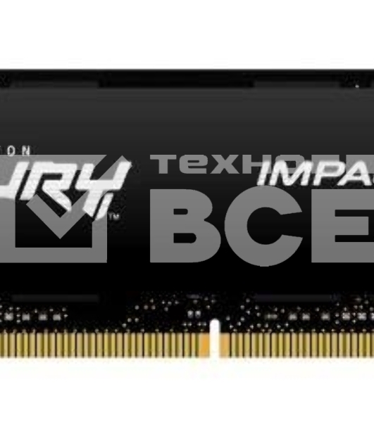 Оперативная память Kingston Fury Impact, DDR4, 32GB (1x32GB), 3200MHz, CL20, SO-DIMM