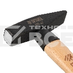 Молоток слесарный Denzel 300 г, кованый квадратный боек, буковая рукоятка, фото3