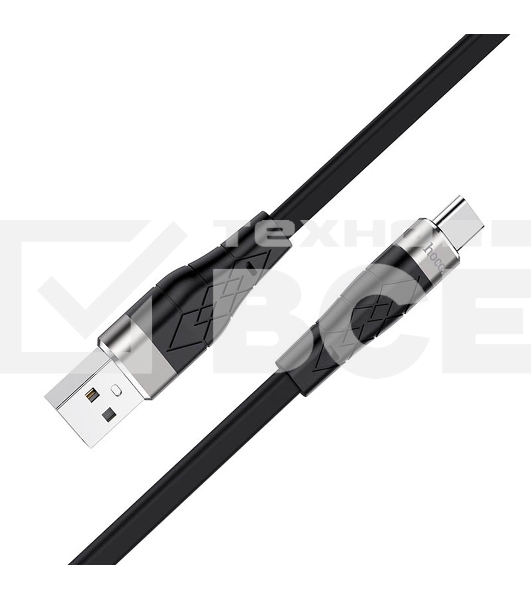 Кабель HOCO USB X53 Angel для Type-C, 3А, 1м, черный