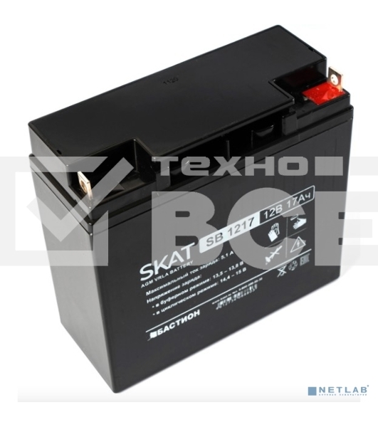 Батарея для ИБП Бастион SKAT SB 1217, 12В, 17Ач