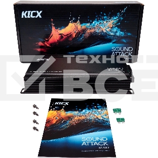 Усилитель автомобильный Kicx SA 4.90 четырехканальный