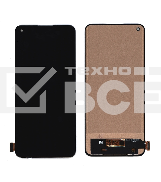 Дисплей для OnePlus 8T/9R/Realme X7 Pro (RMX2121) TFT черный