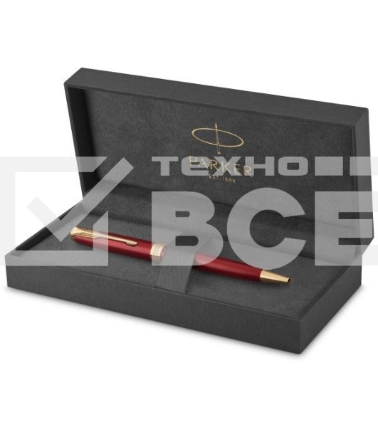 Ручка шариковая Parker Sonnet Core K539 (CW1931476) LaqRed GT M черн. черн. подар.кор.
