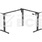 Подстолье Cactus CS-EDXLF-BK каркас черный, фото3