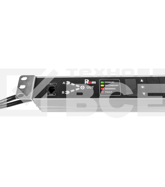 Блок розеток АВР Rem R-16-5C13-C19-T-440-2X1.8 1U 19