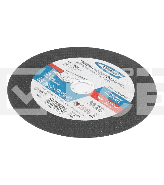 Круг отрезной по металлу Gross 300 x 3,2 x 32 мм, WA24TBF