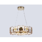 Светильник Ambrella light LH31021 BS/TI латунь/янтарь 56W 3000K D570*150, фото6