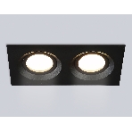 Встраиваемый поворотный точечный светильник Ambrella light TN102746/2 BK черный IP20 GU5.3/2 180*95*25, фото8