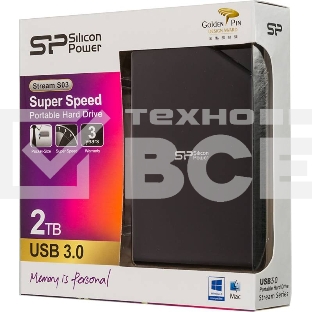 Внешний жесткий диск Silicon Power USB 3.0 2Tb S03 Stream 2.5
