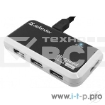 Разветвитель USB Defender  QUADRO INFIX USB2.0 - 4 порта, скор. - до 480 Мбит/с, + кабель USB 2.0 A(M) - MiniB (M) - 1м., фото9