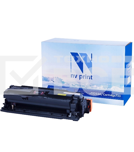 Картридж лазерный NVPrint совместимый HP CE253A/Canon 723 Magenta для LaserJet Color CP3525/CP3525dn/CP3525n/CP3525x/CM3530/CM3530fs/Canon i-SENSYS LBP7750Cdn (7000k)