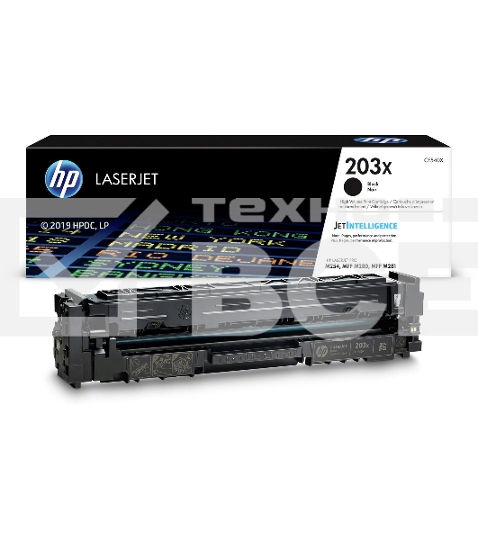 Картридж лазерный HP CF540X (HP 203X) чёрный для HP LaserJet M254/M280/M281 3200 страниц.