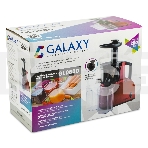Соковыжималка Galaxy Line GL 0800, красный, шнековая, 200 Вт, функция 
