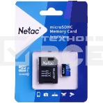 Флеш карта microSDHC 16GB Netac P500 <NT02P500STN-016G-R> (с SD адаптером) 80MB/s, фото7