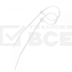 Хомут кабельный 4.8х350 нейл. бел. (уп.100шт) PROCONNECT 57-0350, фото 1