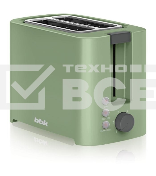 Тостер BBK TR81M зеленый