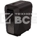 Шредер Fellowes PowerShred LX65 черный (секр.P-4)/перекрестный/10лист./22лтр./скрепки/скобы/пл.карты, фото 1