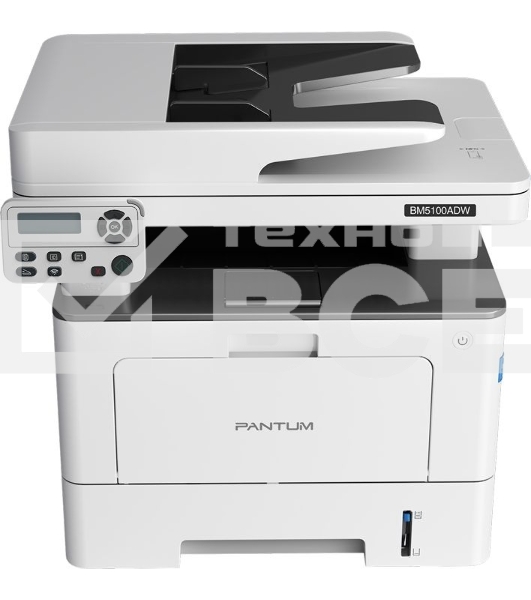 МФУ лазерный Pantum BM5100ADW, A4, ч/б, печ. до 40 стр/мин., скан. до 24 стр/мин., 1200x1200dpi, USB, RJ-45, Wi-Fi