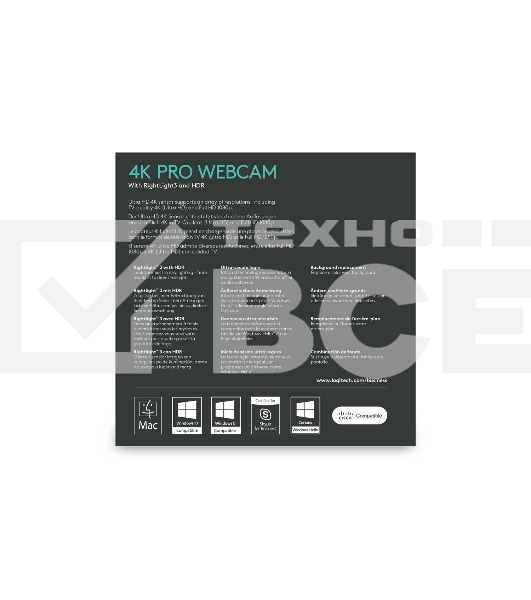 Цифровая камера Logitech Webcam BRIO