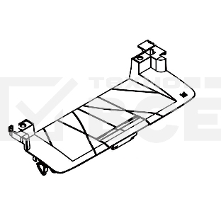 Крышка картриджа в сборе с выходным лотком HP LJ M28 (RM2-2515) OEM