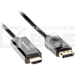Кабель-переходник DisplayPort M-> HDMI M 1.8m Telecom [TA494), фото3