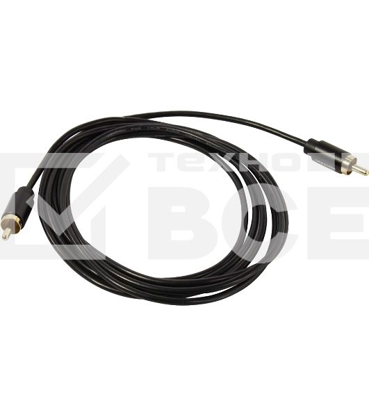 Кабель Vention аудио RCA M/RCA M - 2м Чёрный