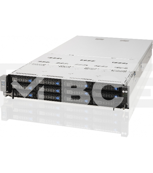 Серверная платформа Asus RS720A-E11-RS12 3x SFF8643 + 4x Slimx8 NVME + 4x Slimx4(NVME) on the  backplane, support 8xNVME to motherboard, 1x OCP 3.0, 2x 10GbE (Intel x710), 2x 1600W
