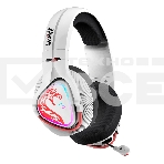 Наушники с микрофоном A4Tech Bloody MR720 белый/красный мониторные BT/Radio оголовье (MR720 NARAKA), фото3
