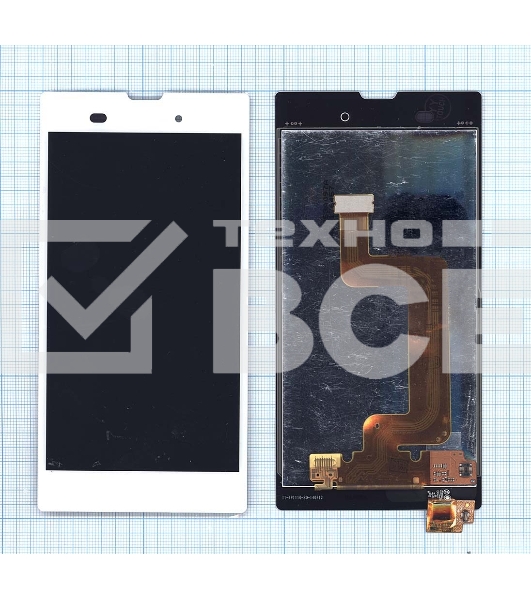 Дисплей для Sony Xperia T3 белый