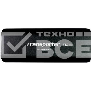 Внешний накопитель SSD Patriot PTP512GPEC 512GB USB-C, R/W 1000MB/1000MB/s, черный