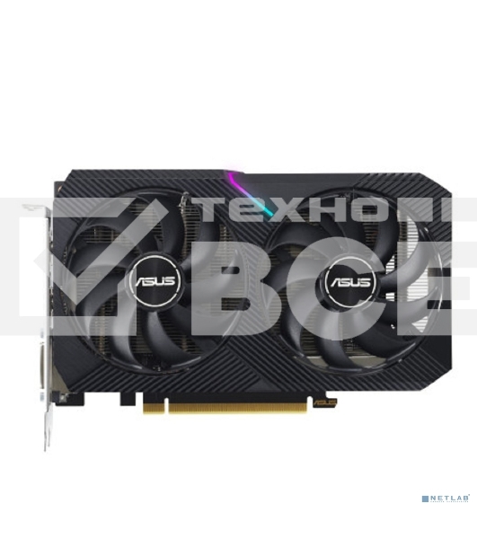Видеокарта Asus NVIDIA GeForce RTX 3050 8192Mb DUAL-RTX3050-O8G-V2 PCI-E 4.0 128 GDDR6 1822/14000 HDMIx1 DPx3 HDCP Ret