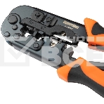 Инструмент обжимной Hyperline HT-N5684R для RJ-45/RJ-12/RJ-11 синий/оранжевый, фото5