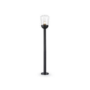 Светильник Ambrella light ST2092 BK/CL черный/прозрачный IP54 E27 max 40W D150*950