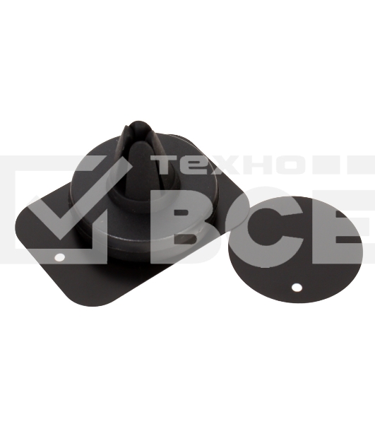 Автомобильный держатель Ginzzu GH-381M в вентиляционную решетку, универсальный, магнитный, черный