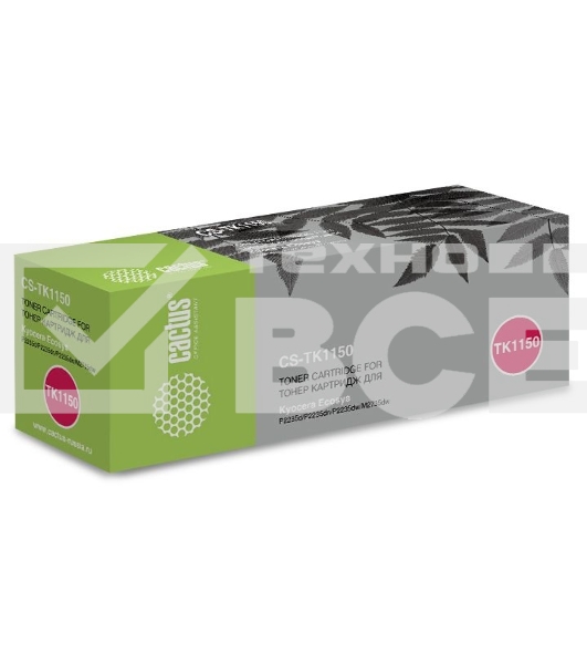 Картридж лазерный Cactus CS-TK1150 черный (3000 стр.) для Kyocera Ecosys P2235d/P2235dn/P2235dw/M2735dw