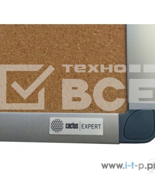 Демонстрационная доска Cactus CS-CBD-120X150 , пробковая 120х150см алюминиевая рама
