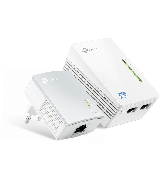 Комплект адаптеров TP-Link TL-WPA4220 KIT, AV600 Powerline с Wi-Fi N300, TL-WPA4220 (1 шт.) + TL-PA4010 (1 шт.)