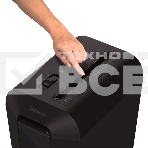Шредер Fellowes PowerShred LX65 черный (секр.P-4)/перекрестный/10лист./22лтр./скрепки/скобы/пл.карты, фото10