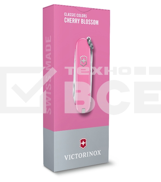 Нож перочинный Victorinox Classic Cherry Blossom (0.6223.51G) 58мм 7 функций карт.коробка