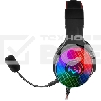 Игровые наушники SVEN AP-U1001MV с микрофоном черные (USB, LED,  mini jack O 3,5 мм (4 pin), 50 мм, RGB подсветка), фото16