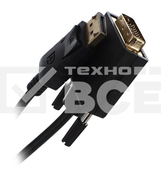 Кабель-переходник DisplayPort---DVI_M/M 1,8м Telecom  <TA668-1.8M> 