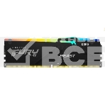 Оперативная память Kingston Fury Beast, DDR5, 32GB (2x16GB), 5200MHz, CL40, с радиаторами, RGB, черный, фото8