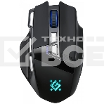 Мышь беспроводная Defender Knight GM-885 черный, 3200 dpi, радиоканал, USB, кнопки - 8, фото 1
